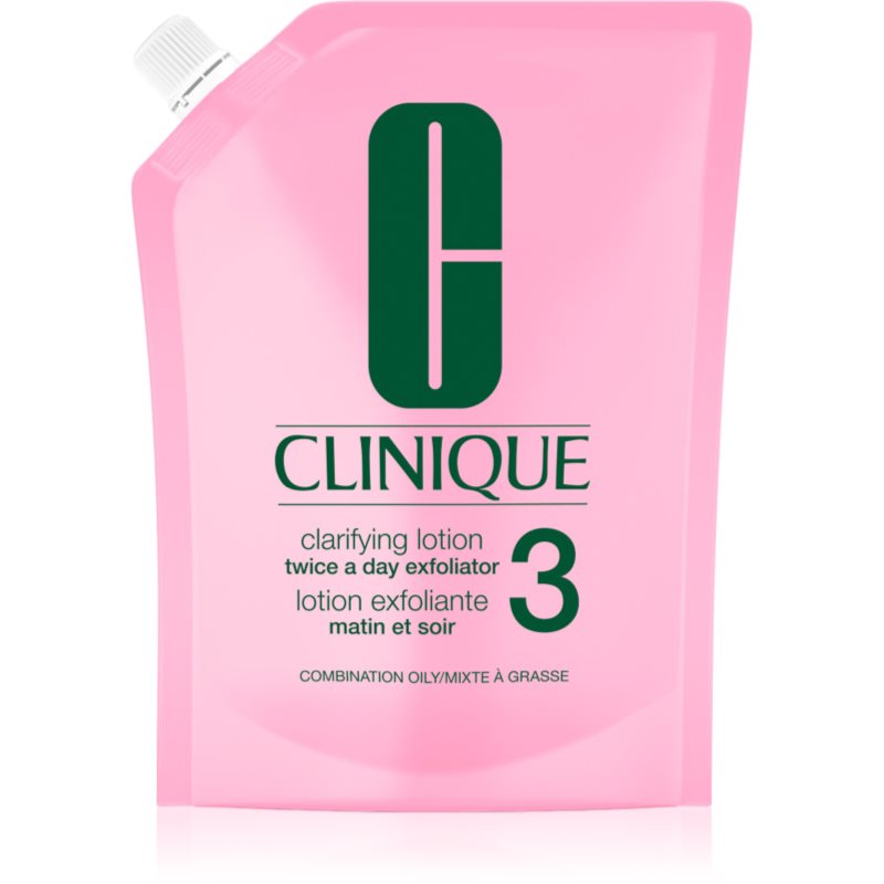 Clinique 3 Steps Clarifying Lotion 3 tonikum pre mastnú a zmiešanú pleť náhradná náplň 400 ml