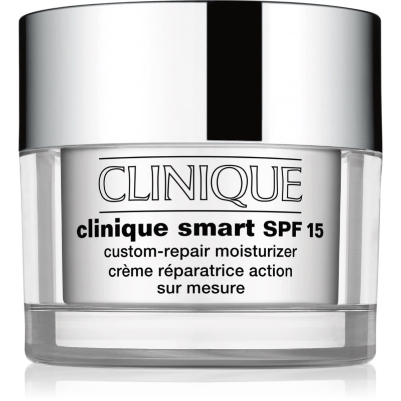 

Clinique Clinique Smart™ SPF 15 Custom-Repair Moisturizer денний зволожуючий крем проти зморшок для сухої та дуже сухої шкіри для дуже сухої шкіри 50