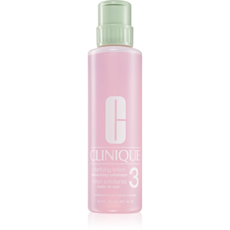 Clinique 3 Steps Clarifying Lotion 3 Tonikum für fettige und Mischhaut 487 ml