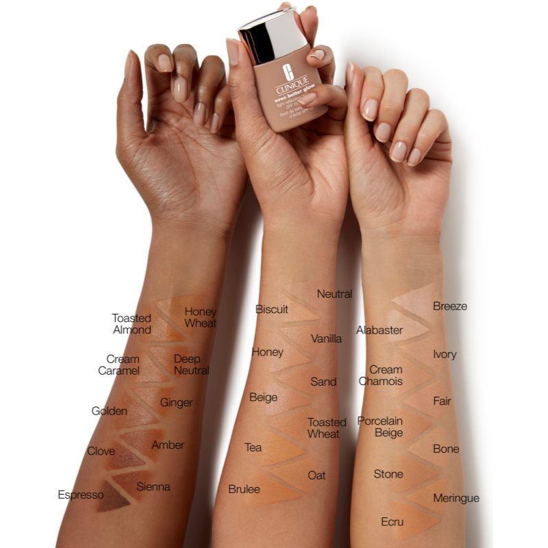 Clinique Even Better™ Glow Light Reflecting Makeup SPF 15 Illuminating Foundation SPF 15 Shade WN 30 Biscuit 30 Ml