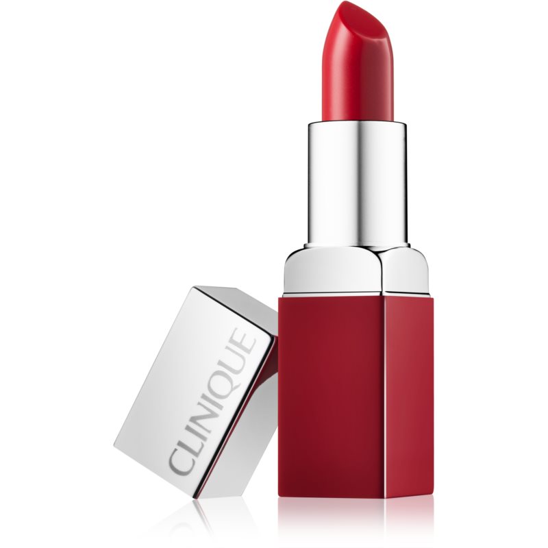 Clinique Pop™ Lip Colour + Primer rúzs + bázis 2 az 1-ben árnyalat 08 Cherry Pop 3,9 g