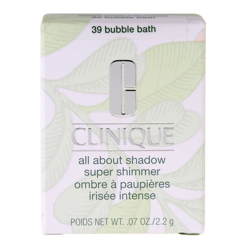 

Clinique All About Shadow™ Super Shimmer тіні для повік відтінок 39 Bubble Bath