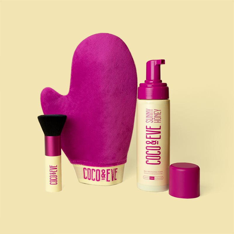 Coco & Eve Sunny Honey Soft Velvet Tanning Mitt Application Glove 1 Pc