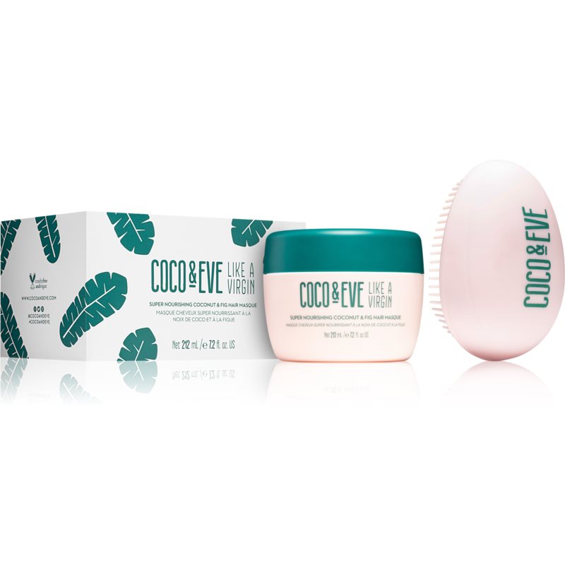 Coco & Eve Like A Virgin Super Nourishing Coconut & Fig Hair Masque Set (for Perfect-looking Hair)