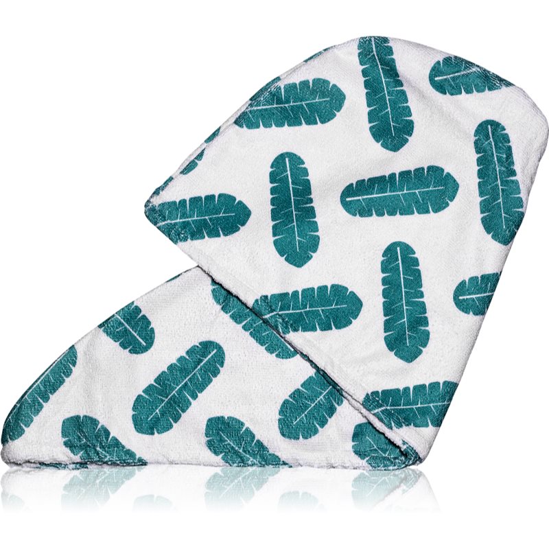 Coco & Eve Microfibre Hair Towel Wrap törölköző hajra 1.0 Leaf Print