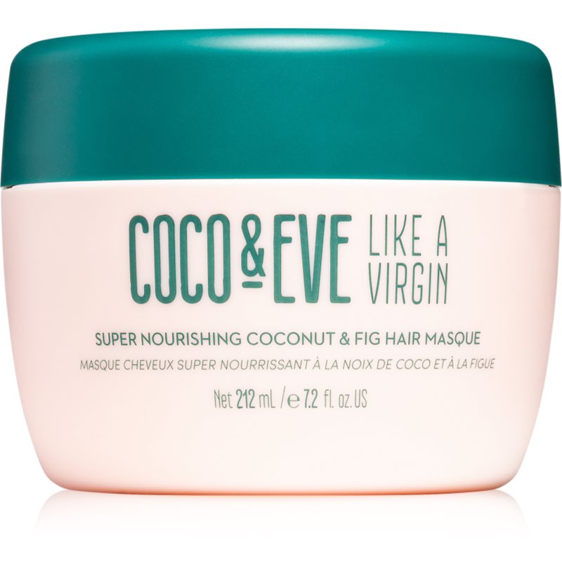 E-shop Coco & Eve Like A Virgin Super Nourishing Coconut & Fig Hair Masque hloubkově vyživující maska pro lesk a hebkost vlasů 212 ml
