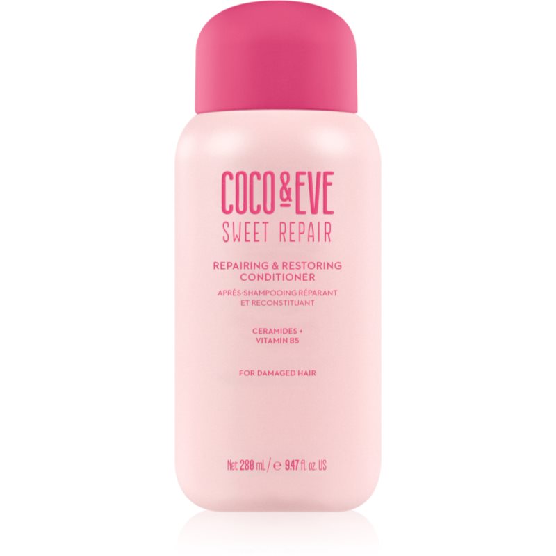 Coco & Eve Sweet Repair Repairing & Restoring Conditioner интензивен възстановяващ балсам за увредена и боядисана коса 280 мл.