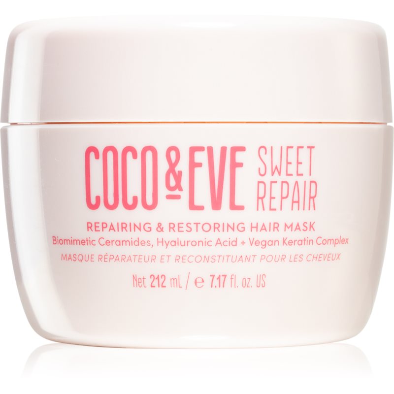 Coco & Eve Sweet Repair Repairing & Restoring Hair Mask intenzivní maska pro posílení a lesk vlasů 212 ml