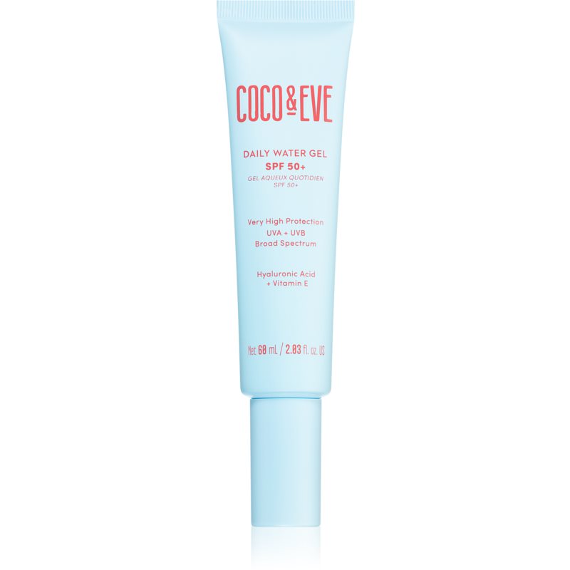 Coco & Eve SPF 50+ Daily Water Gel Lightweight Protective Fluid For The Face SPF 50+ 60 Ml