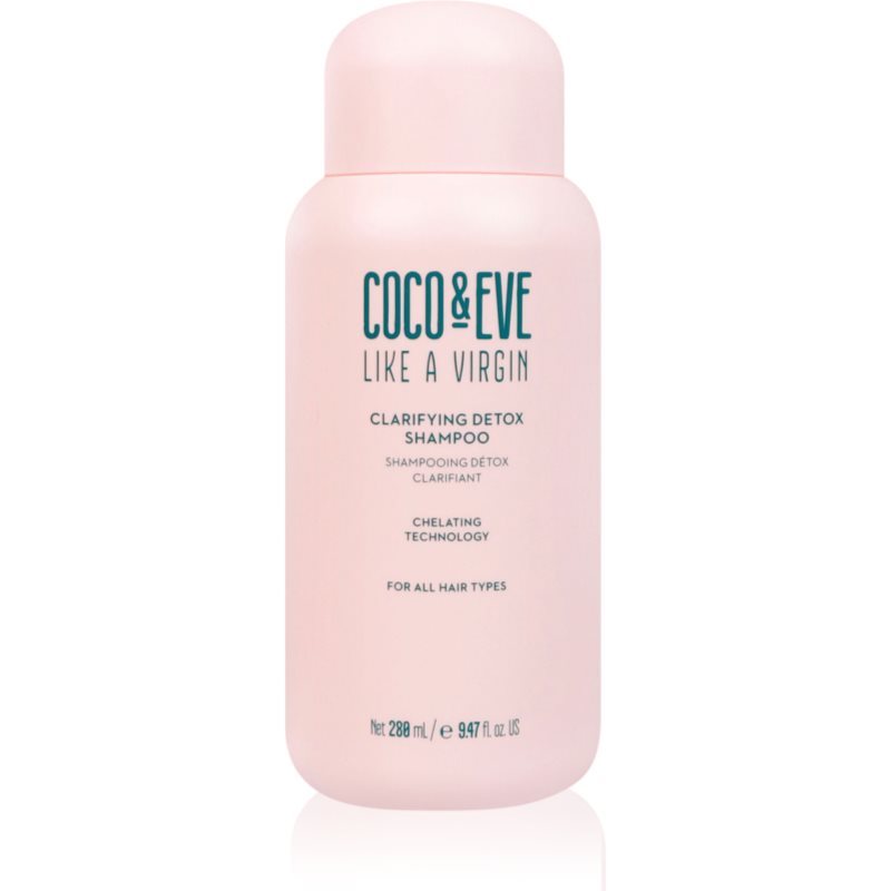 Coco & Eve Like A Virgin Clarifying Detox Shampoo deep cleanse clarifying shampoo with detoxifying effect 280 ml