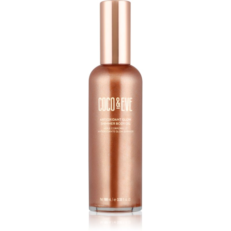 Coco & Eve Sunny Honey Antioxidant Glow Shimmer Body Oil posvetlitveno olje za telo 100 ml