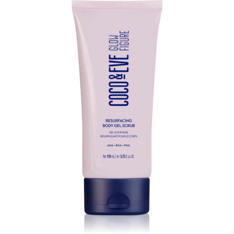 Coco & Eve Glow Figure Resurfacing Body Gel Scrub jemný tělový peeling 170 ml