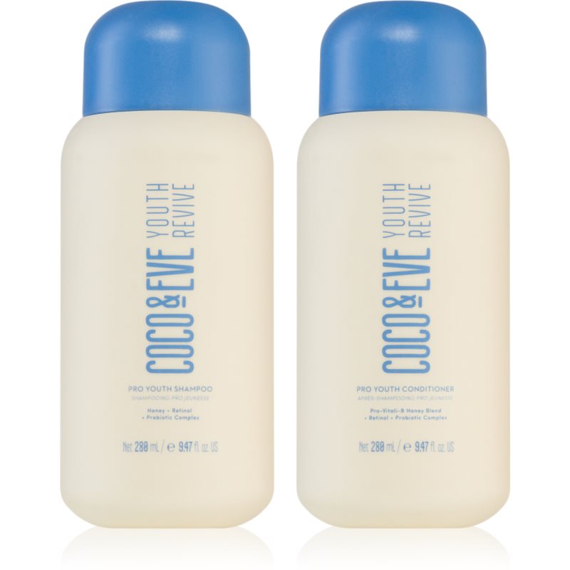 E-shop Coco & Eve Youth Revive Pro Youth Hair Duo Kit sada (pro lesk a hebkost vlasů)