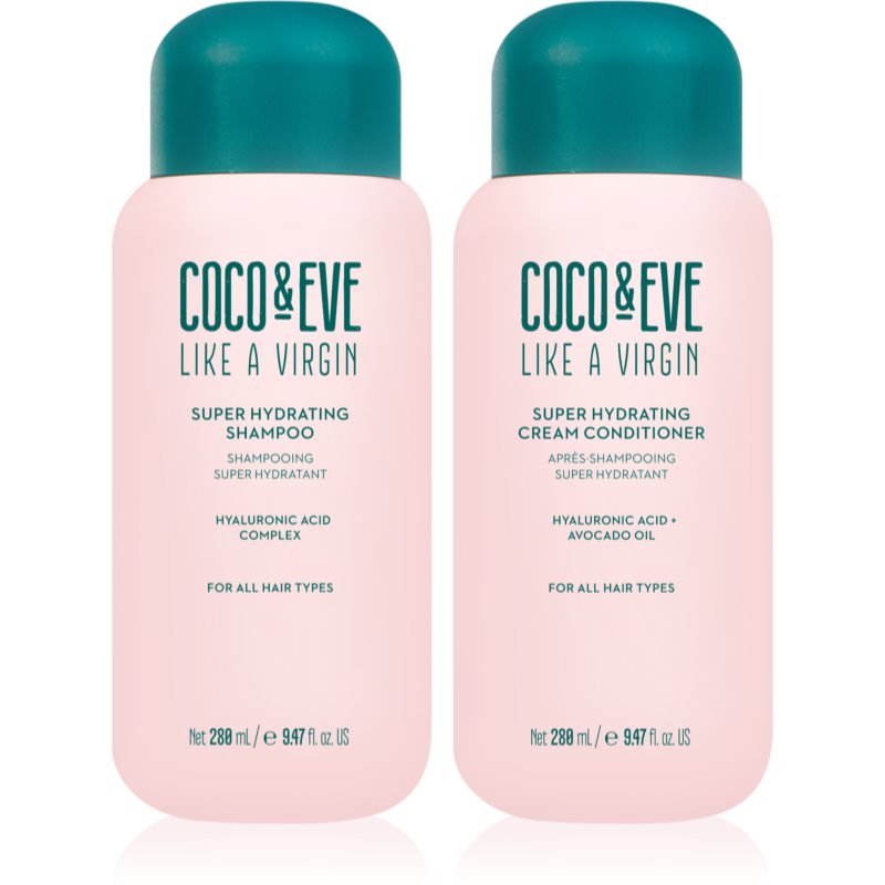 E-shop Coco & Eve Like A Virgin Super Hydration Kit sada (pro hydrataci a lesk)