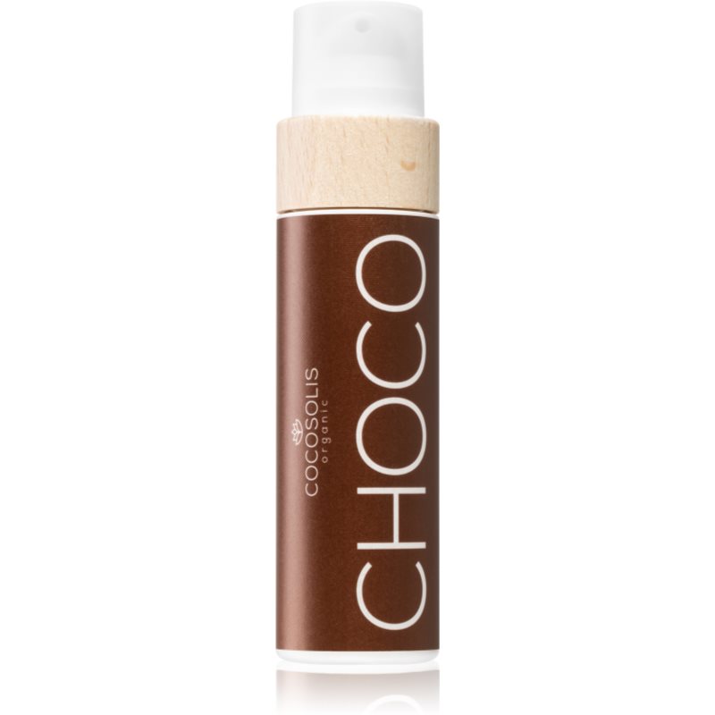 COCOSOLIS CHOCO олійка для догляду та засмаги без захисного фактору з ароматом Chocolate 110 мл