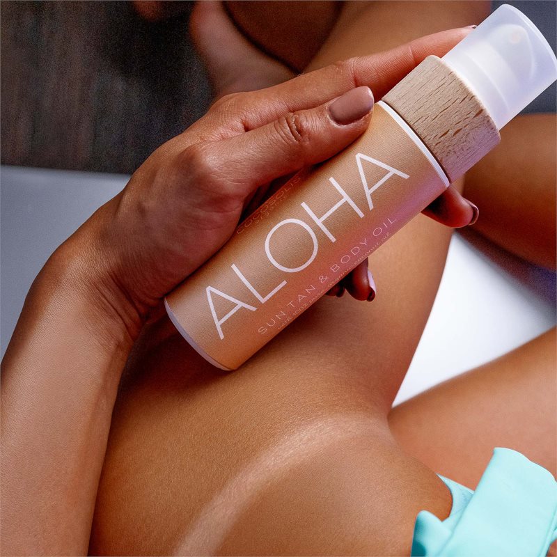 COCOSOLIS ALOHA Nourishing Sunscreen Oil Without SPF With Aroma Coconut 200 Ml