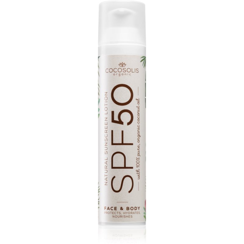 COCOSOLIS Natural Sunscreen Lotion охоронний крем для засмаги SPF 50 100 мл