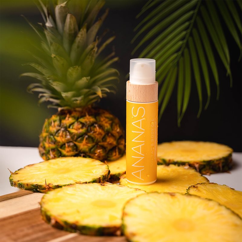 COCOSOLIS ANANAS Nourishing Sunscreen Oil Without SPF With Aroma Pineapple & Vanilla 200 Ml