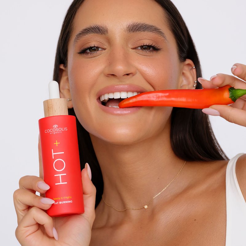 COCOSOLIS HOT+ tělové sérum pro kontrolu hmotnosti s vůní červené mandarinky 100 ml (obrázek 6)