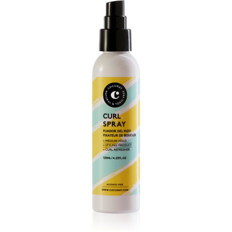 Cocunat Curl Spray Fixeringsspray För vågigt och lockigt hår 125 ml female