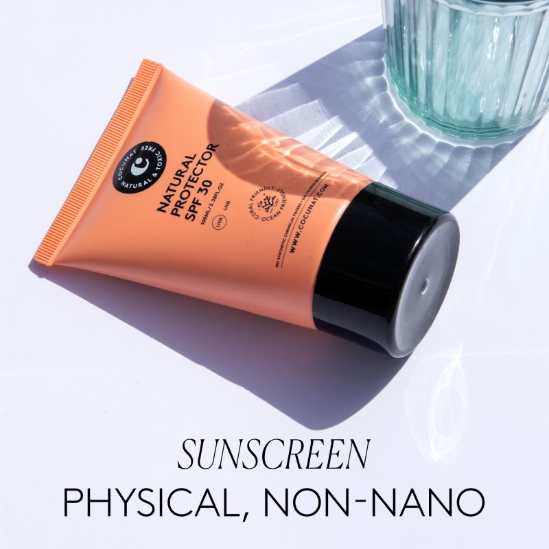 Cocunat Natural Protector Crème Solaire Corps SPF 30 100 Ml