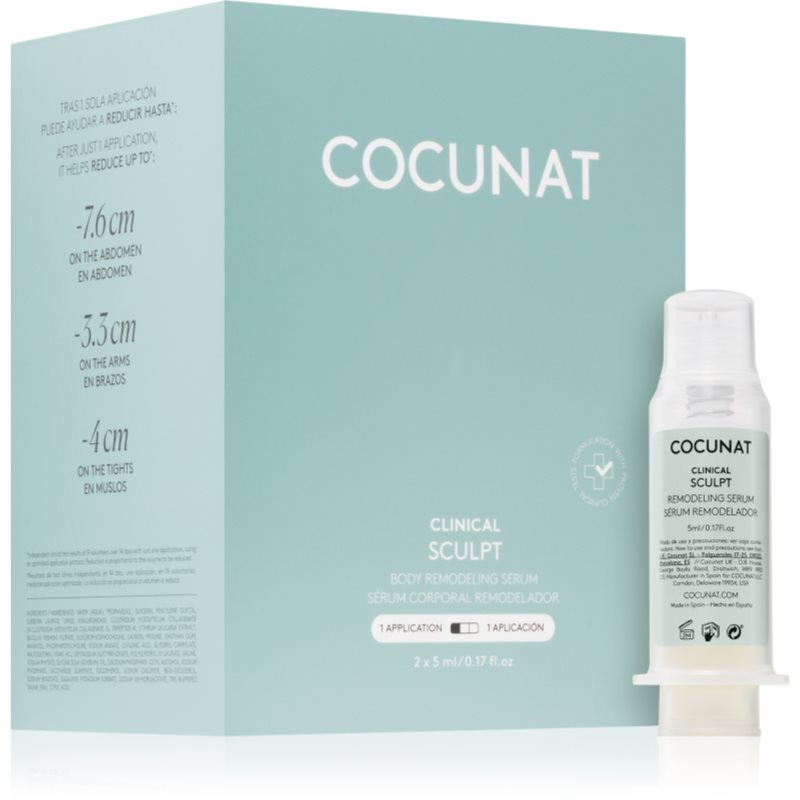 Cocunat Clinical Sculpt serum za preoblikovanje obraza za telo 2x5 ml