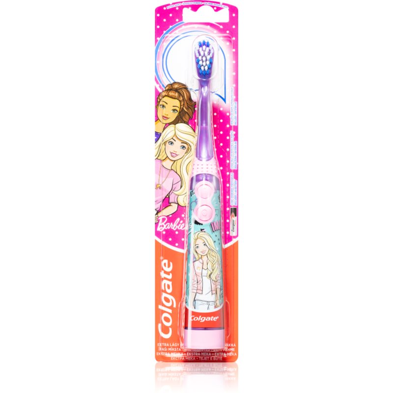 E-shop Colgate Kids Barbie bateriový dětský zubní kartáček extra soft 1 ks