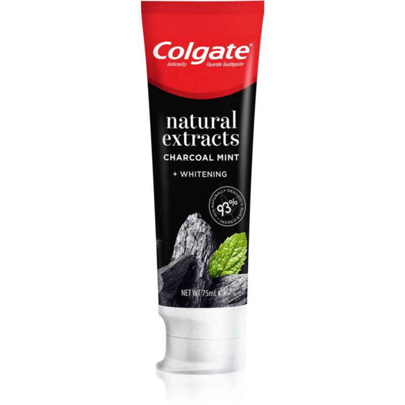 Colgate Natural Extracts Charcoal + White bleichende Zahnpasta mit Aktivkohle 75 ml