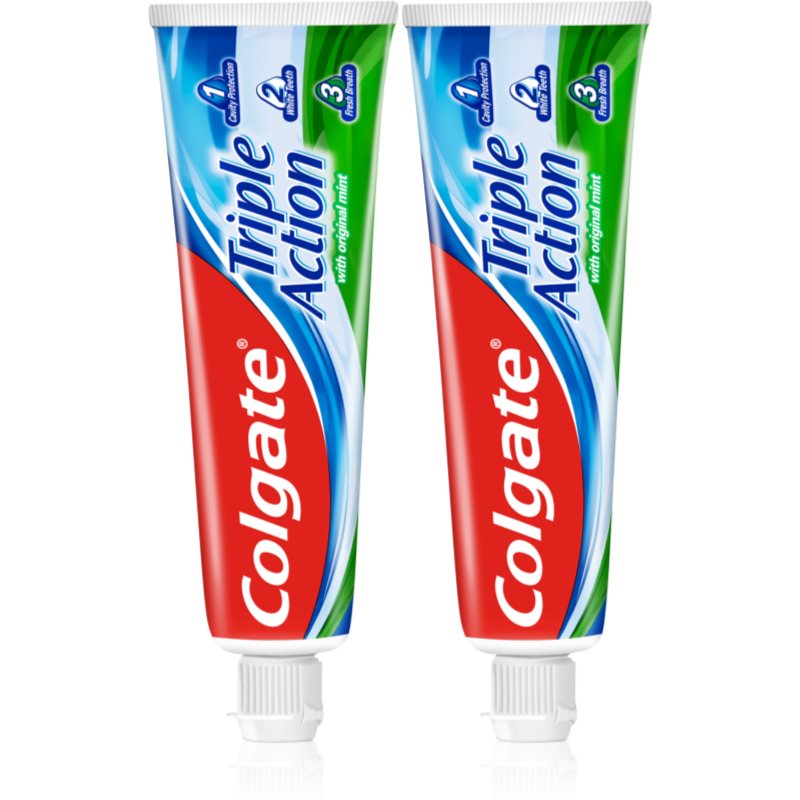 Colgate Triple Action Original Mint зубна паста 2x75 мл