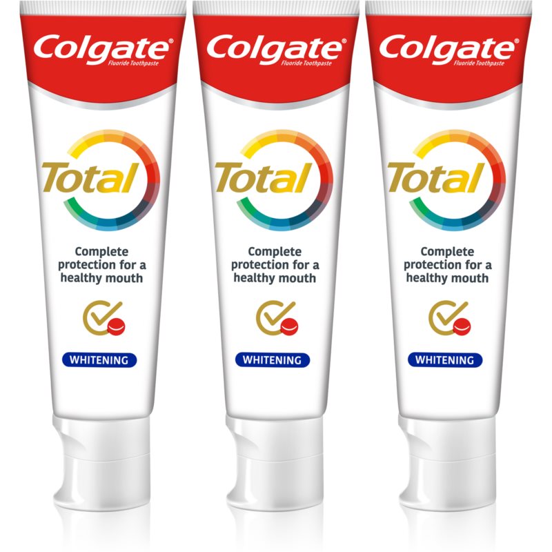Colgate Total Whitening fehérítő fogkrém 3 x 75 ml