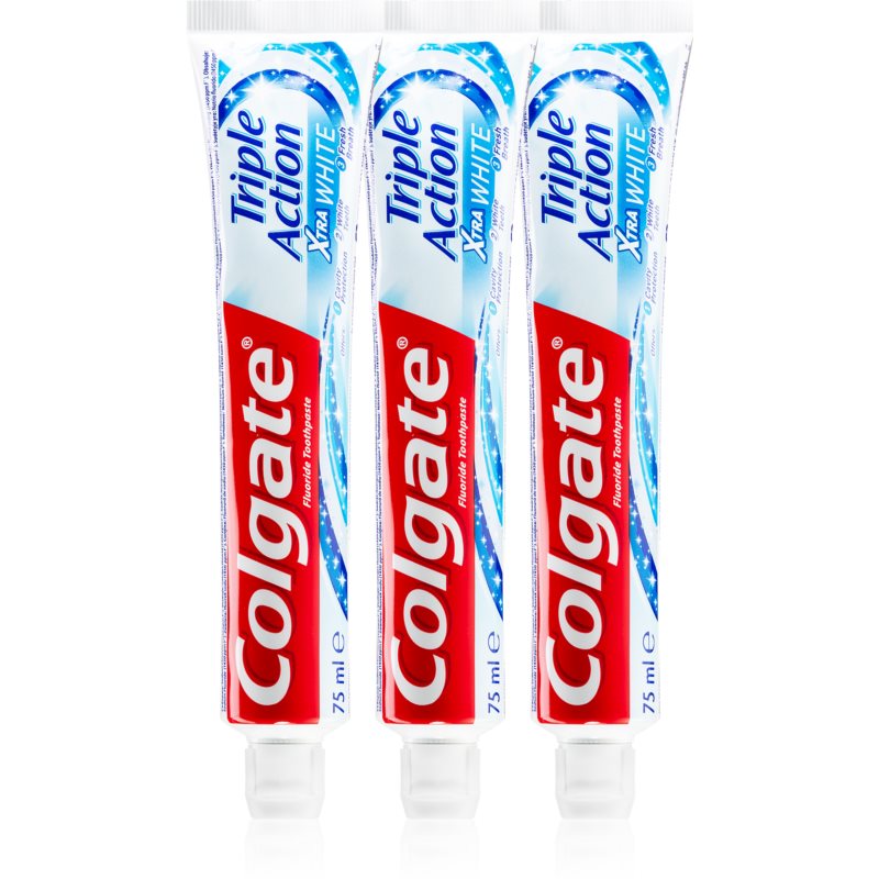 Colgate Triple Action White відбілююча зубна паста для свіжого подиху і захисту від карієсу
