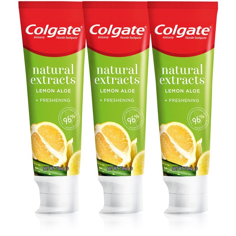 Colgate Naturals Lemon organic toothpaste
