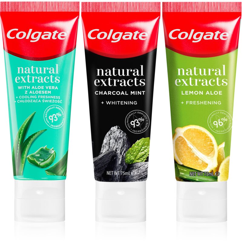Colgate Naturals Mix Organisk tandkräm 3x75 ml unisex