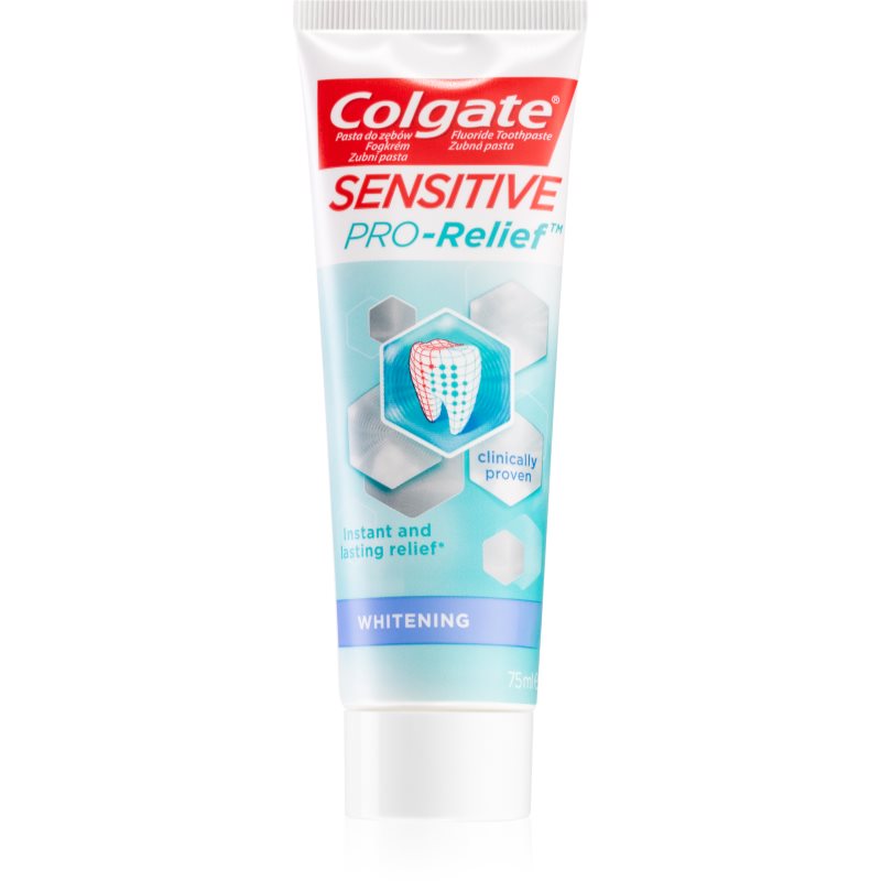 

Colgate Sensitive Pro Relief + Whitening паста з відбілюючим ефектом для чутливих зубів
