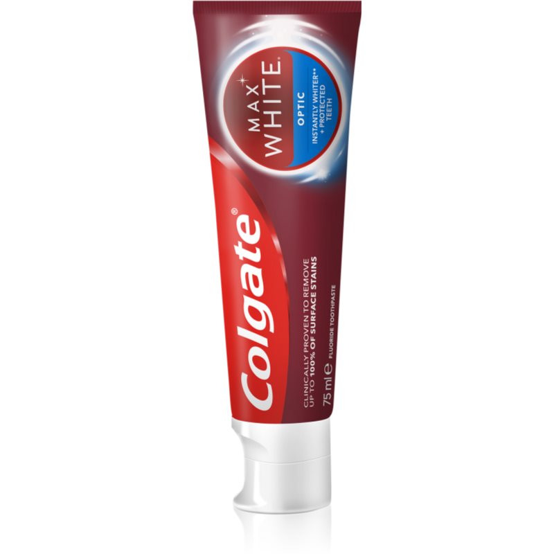 Colgate Max White Optic bleichende Zahnpasta mit Sofort-Effekt 75 ml