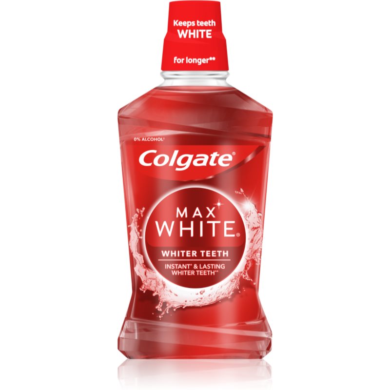 Colgate Max White Expert відбілююча рідина для полоскання ротової порожнини без алкоголя 500 мл