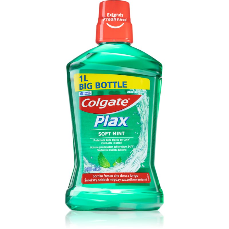 

Colgate Plax Soft Mint рідина для полоскання ротової порожнини для стійкої свіжості подиху