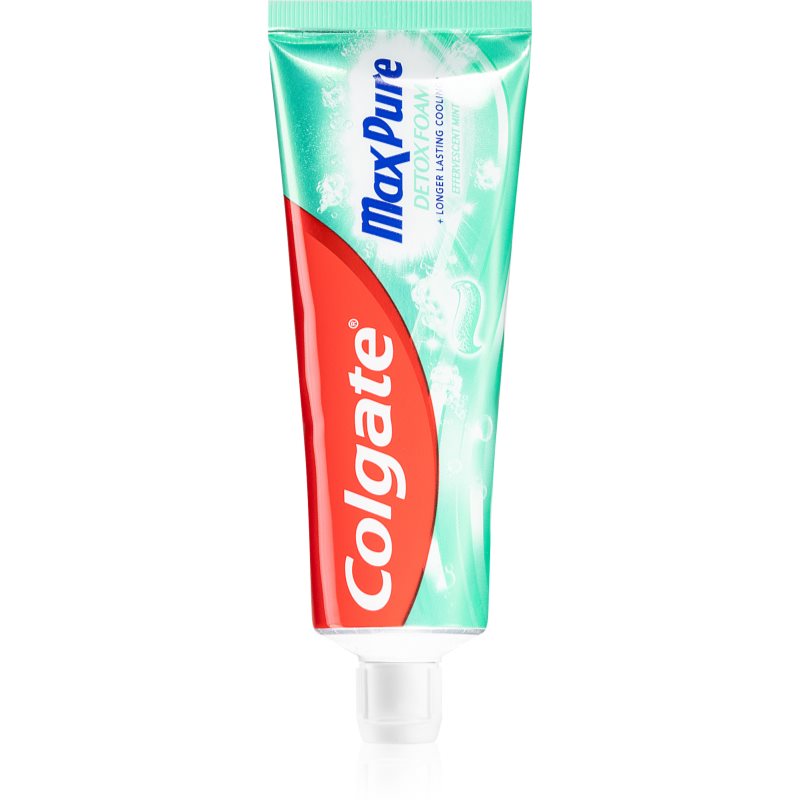 Colgate Max Pure Toothpaste For Thorough Cleansing Effervescent Mint 75 Ml
