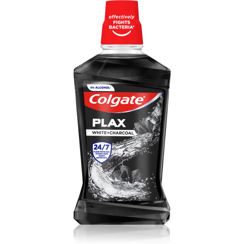 Colgate Plax Charcoal szájvíz foglepedék ellen az egészséges ínyért alkoholmentes 500 ml
