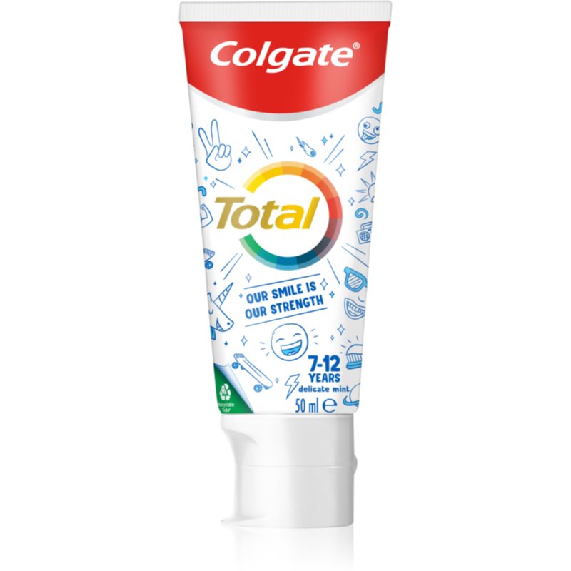Colgate Total Junior зубна паста для ретельного чищення зубів та ротової порожнини для дітей 50 мл
