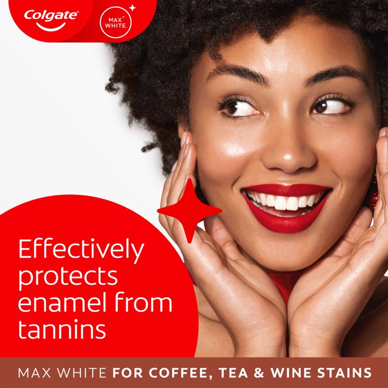 Colgate Max White One Coffee, Tea & Wine bělicí zubní pasta 75 ml (obrázek 4)