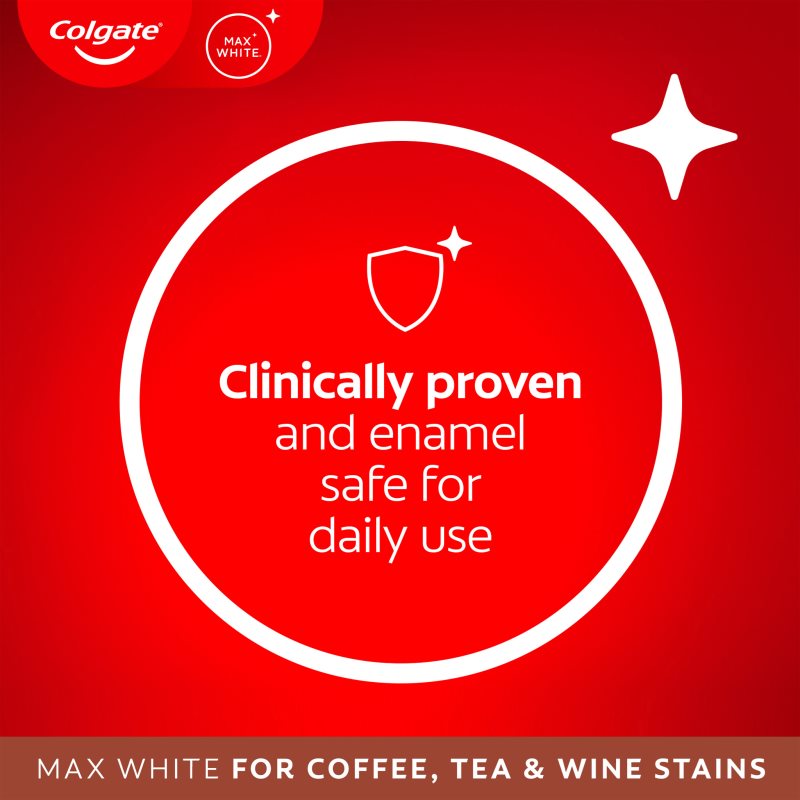 Colgate Max White One Coffee, Tea & Wine bělicí zubní pasta 75 ml (obrázek 6)