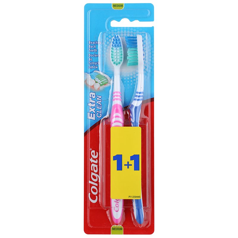 

Colgate Extra Clean Medium зубні щіточки medium 2 шт