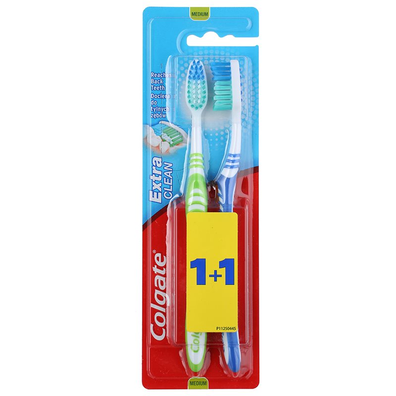

Colgate Extra Clean Medium зубні щіточки medium 2 шт