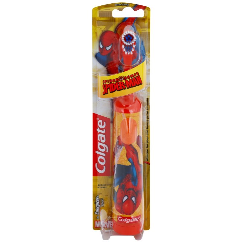 

Colgate Kids Spiderman електрична зубна щітка для дітей екстра м'яка