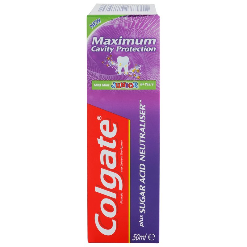 

Colgate Maximum Cavity Protection Plus Sugar Acid Neutraliser зубна паста для дітей присмак Mild Mint (6