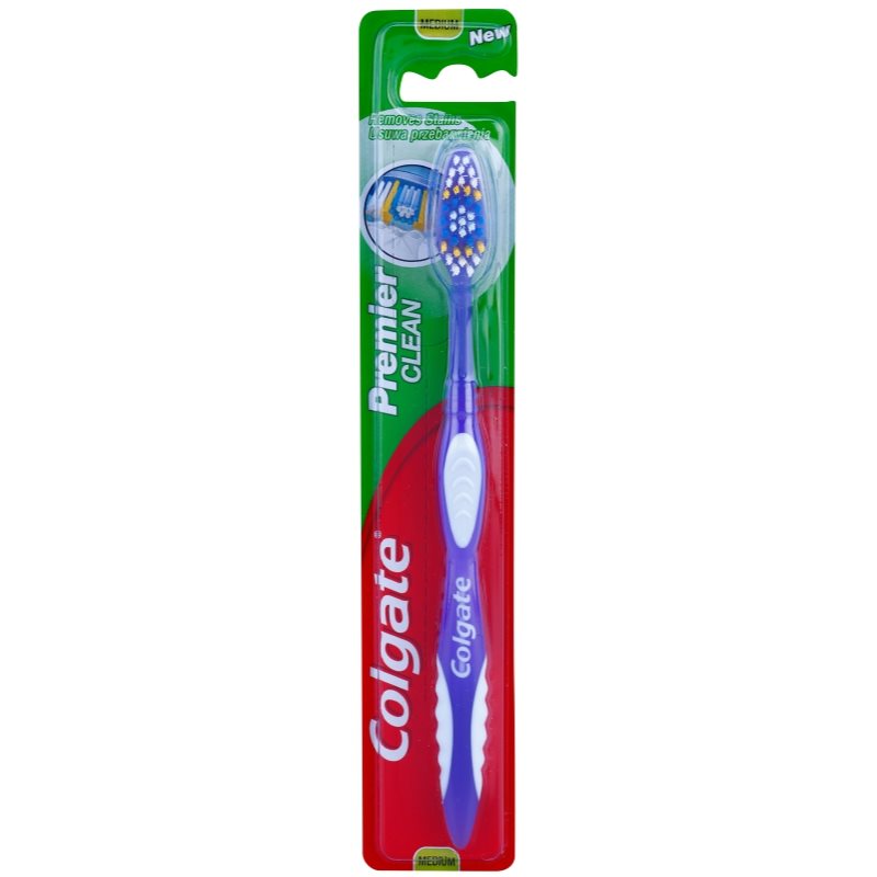 

Colgate Premier Clean зубна щітка середньої жорсткості кольорові варіації