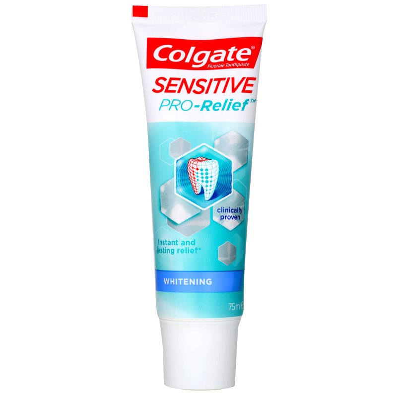 

Colgate Sensitive Pro Relief + Whitening паста з відбілюючим ефектом для чутливих зубів