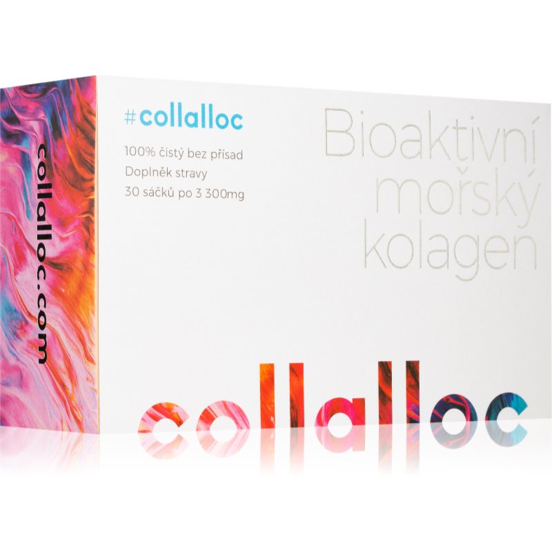 Collalloc Bioaktívny Morský Kolagén prášok na prípravu nápoja pre vlasy, nechty a pokožku 30x3,3 g