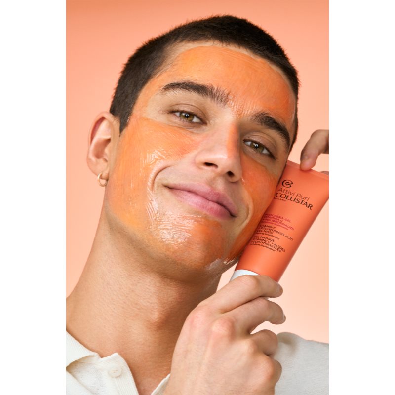 Collistar Attivi Puri Vitamin C + Polyhydroxy Acid Gel-Mask gel mask with vitamin C 75 ml